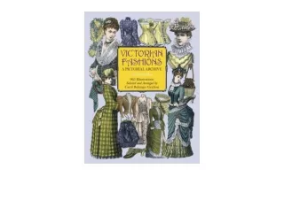 Ebook download Victorian Fashions A Pictorial Archive 965 Illustrations Dover Pi