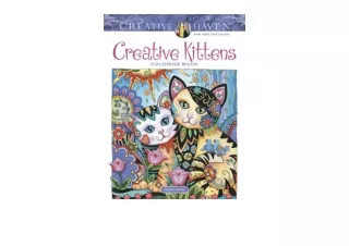 PDF read online Adult Coloring Creative Kittens Coloring Book Adult Coloring Boo