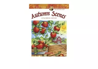 Download Creative Haven Autumn Scenes Coloring Book Adult Coloring Books Seasons
