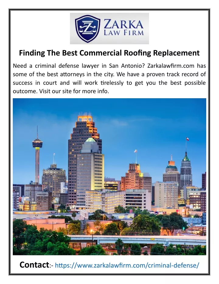 finding the best commercial roofing replacement