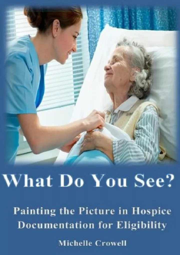 what do you see painting the picture in hospice