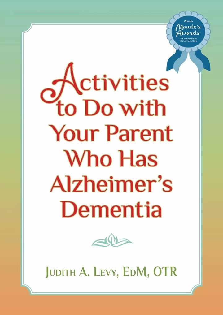activities to do with your parent