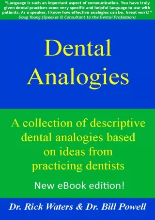 [PDF] DOWNLOAD FREE Dental Analogies: the eBook edition ipad