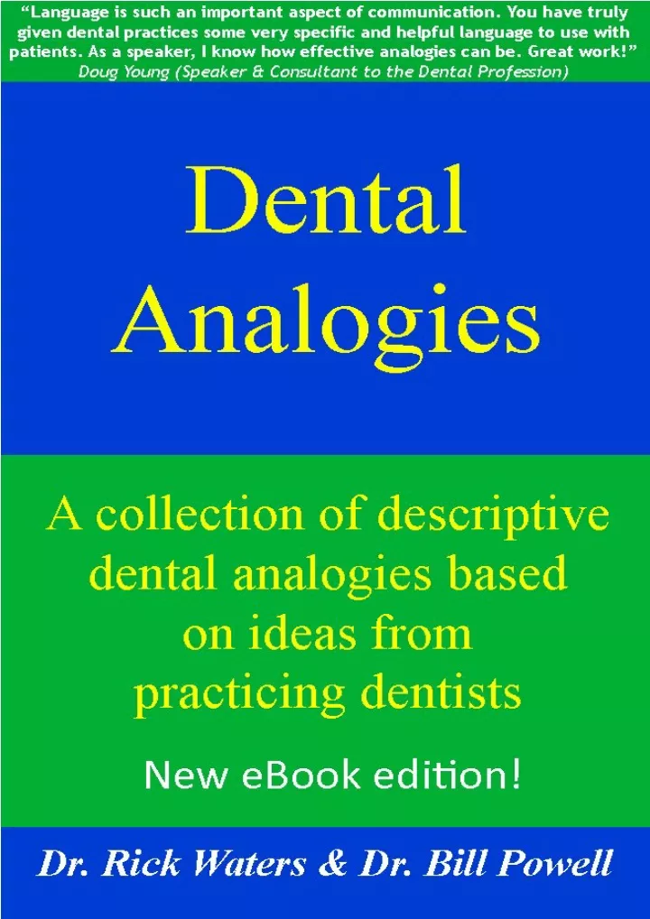 dental analogies the ebook edition download