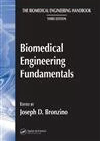 READ [PDF] The Biomedical Engineering Handbook, Third Edition: Biomedical Engine