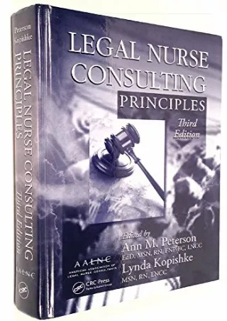 PDF KINDLE DOWNLOAD Legal Nurse Consulting Principles, 3rd Edition read