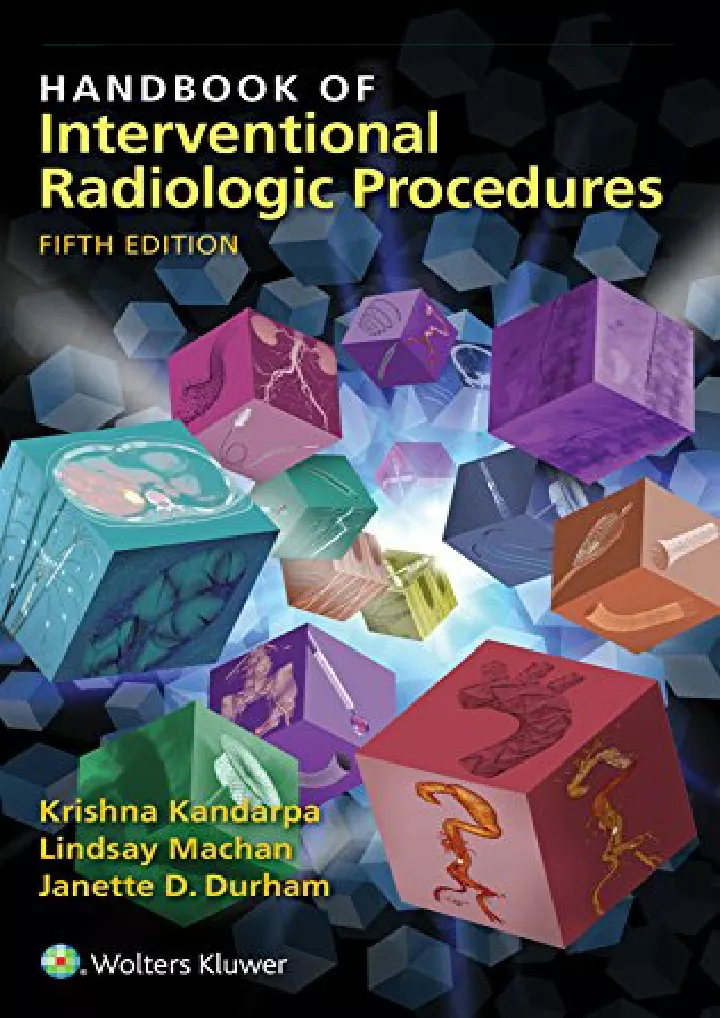 handbook of interventional radiologic procedures