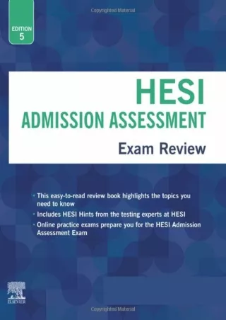 (PDF/DOWNLOAD) Admission Assessment Exam Review free