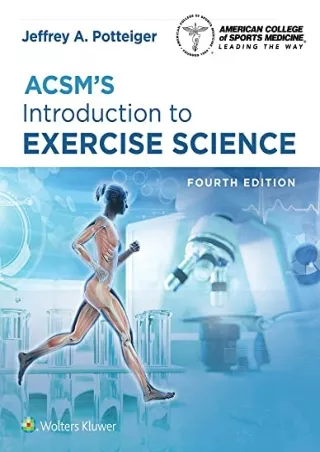 PDF Read Online ACSM's Introduction to Exercise Science kindle