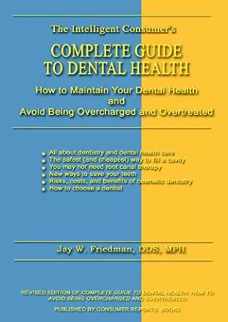 [PDF] DOWNLOAD FREE Complete Guide to Dental Health: How to Maintain Your Dental