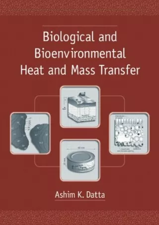 [PDF] READ Free Biological and Bioenvironmental Heat and Mass Transfer (Food Sci