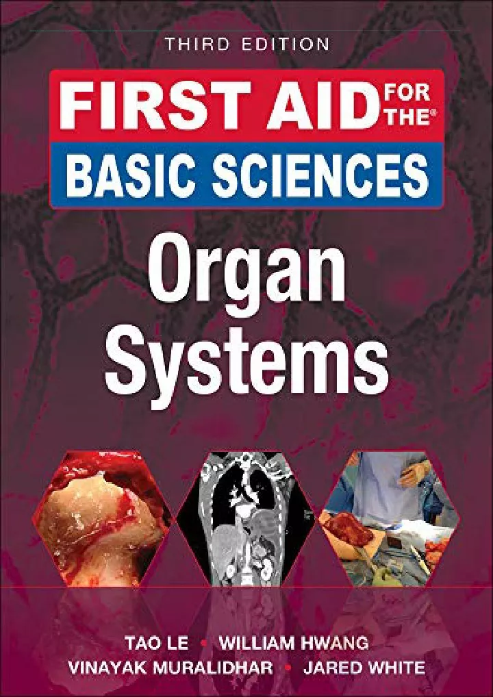 first aid for the basic sciences organ systems