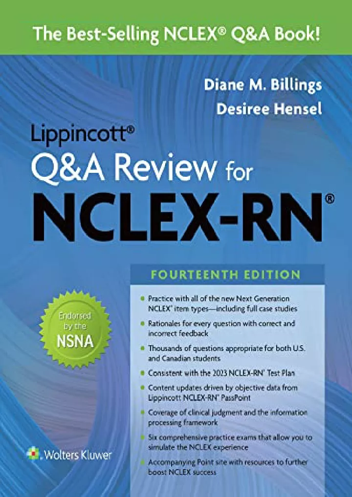 lippincott q areview for nclex rn lippioncott