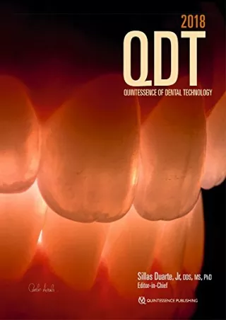READ [PDF] Quintessence of Dental Technology QDT 2018 bestseller