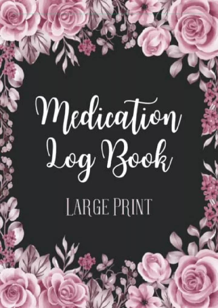 medication log book simple logbook to record