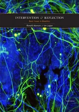 [PDF] DOWNLOAD Intervention and Reflection: Basic Issues in Bioethics read