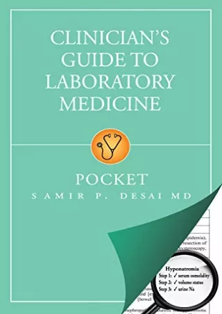 PDF/READ/DOWNLOAD Clinician's Guide to Laboratory Medicine: Pocket full