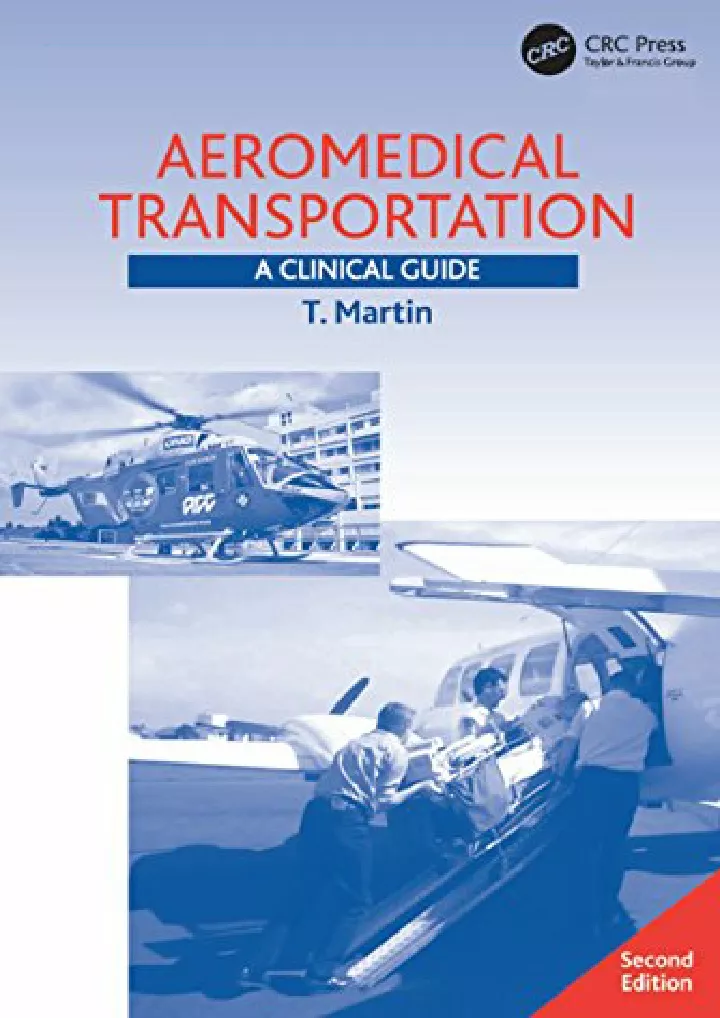 aeromedical transportation a clinical guide