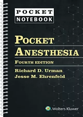 [READ DOWNLOAD] LWW - Pocket Anesthesia (Pocket Notebook)
