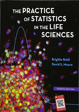 PDF/READ Practice of Statistics in the Life Sciences