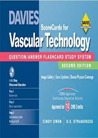 READ [PDF] ScoreCards for Vascular Technology, 2nd Edition