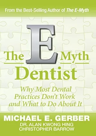 [PDF READ ONLINE] The E-Myth Dentist (E-myth Expert)