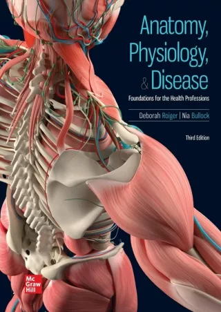 PDF/READ Anatomy, Physiology, & Disease: Foundations for the Health Professions