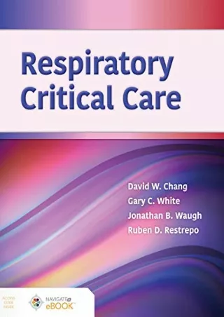 READ [PDF] Respiratory Critical Care