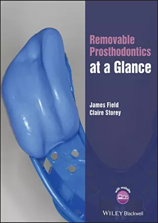 DOWNLOAD/PDF Removable Prosthodontics at a Glance (At a Glance (Dentistry))