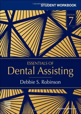 get [PDF] Download Student Workbook for Essentials of Dental Assisting