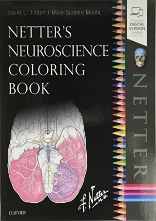 [PDF READ ONLINE] Netter's Neuroscience Coloring Book