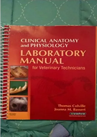 PDF/READ Clinical Anatomy and Physiology Laboratory Manual for Veterinary Technicians