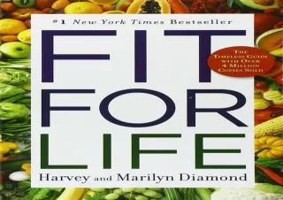 DOWNLOAD PDF Fit for Life