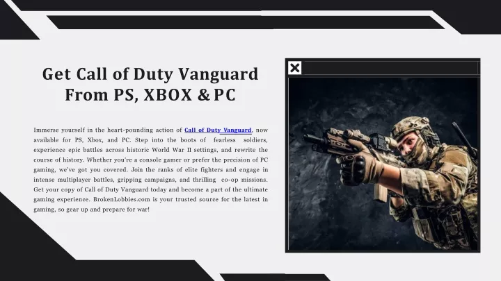 get call of duty vanguard from ps xbox pc