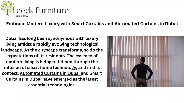 embrace modern luxury with smart curtains