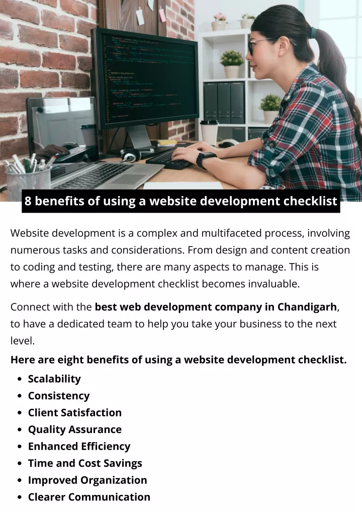 8 benefits of using a website development