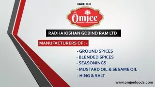 masala manufacturers in india