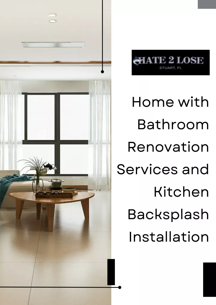 home with bathroom renovation services