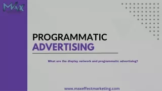 Programmatic Advertising