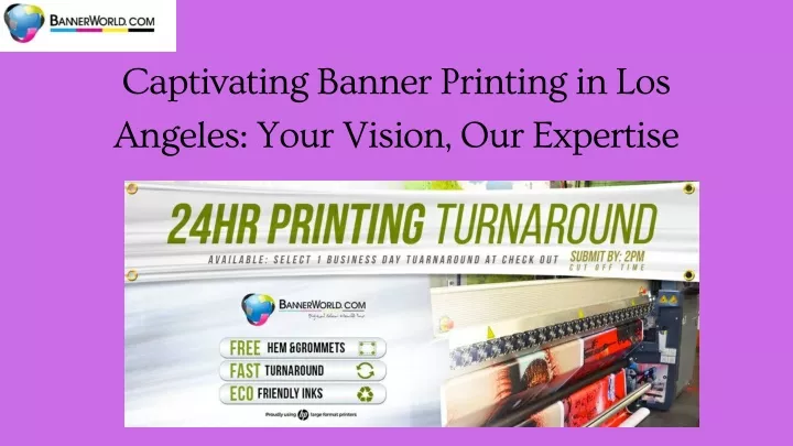 captivating banner printing in los angeles your