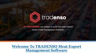 Meat Export Management Software in the US