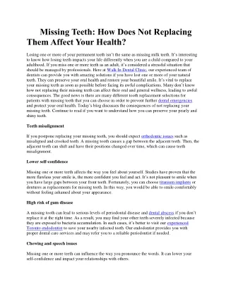 them affect your health