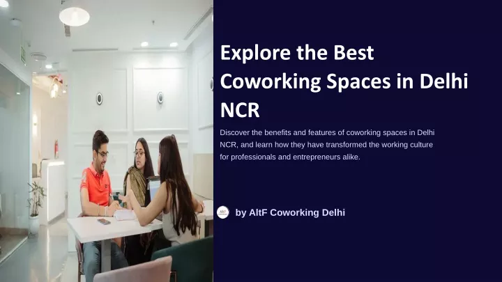 explore the best coworking spaces in delhi ncr