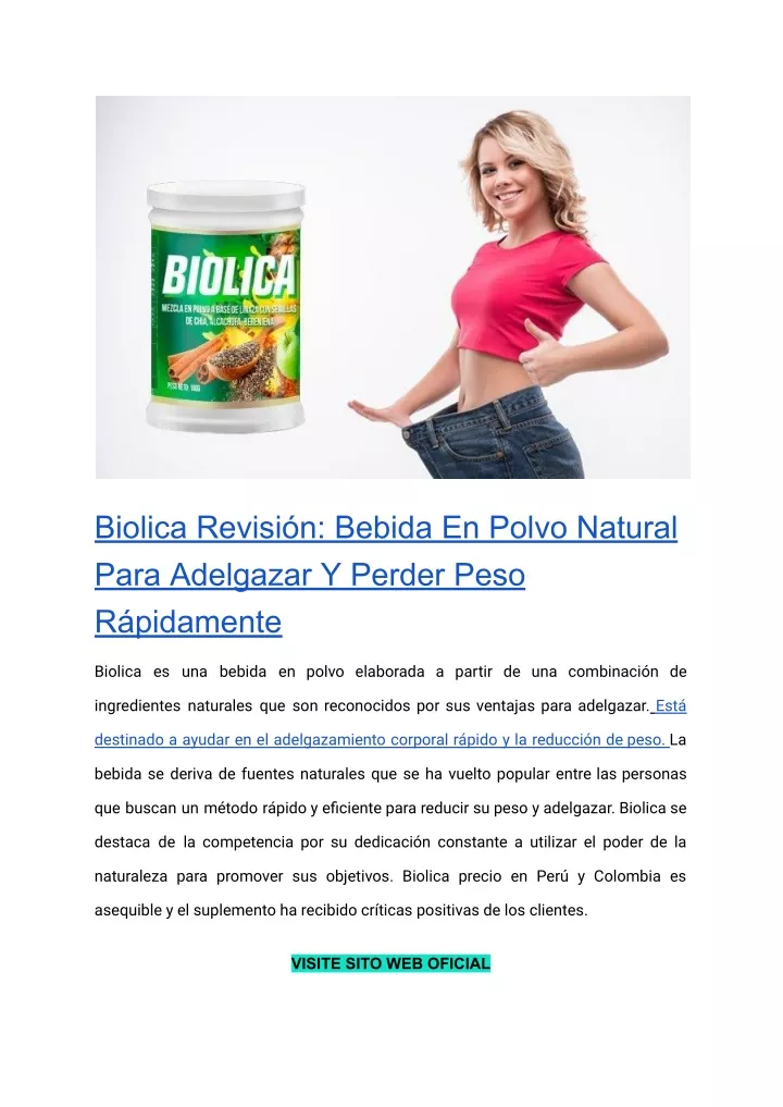 biolica revisi n bebida en polvo natural para