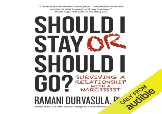 PDF Should I Stay or Should I Go?: Surviving a Relationship with a Narcissist