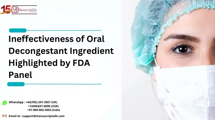 ineffectiveness of oral decongestant ingredient