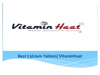 Best Calcium Tablets| Vitaminhaat