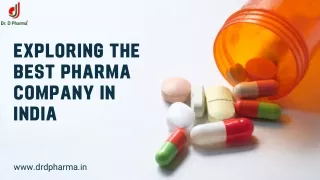 Exploring the Best Pharma Company in India