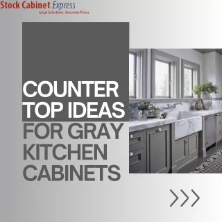 Elevate Your Grey Kitchen Cabinets with Santa Cecilia Granite Countertops!