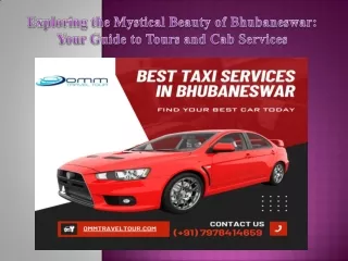 Exploring the Mystical Beauty of Bhubaneswar Your Guide to Tours and Cab Services